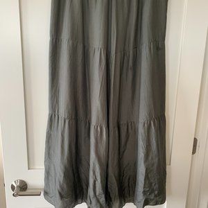Eileen Fisher Silk Tiered Skirt, Medium